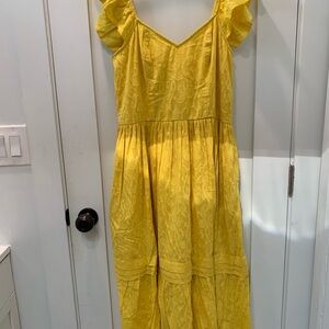 Band of free yellow Long dress  large